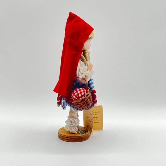 Vintage Bradley Dolls Original Little Red Riding Hood 1977 Big Eyes Storybook‎ - Picture 4 of 10